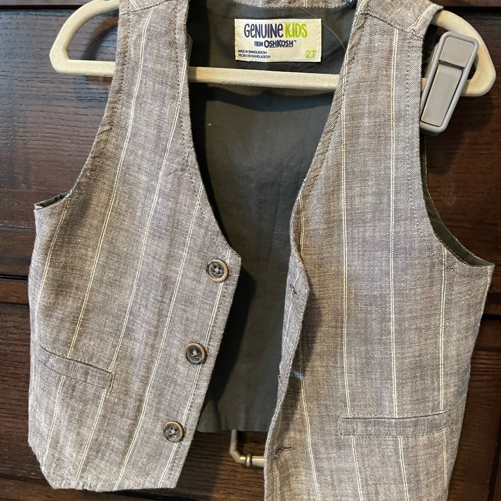 Gray toddler vest